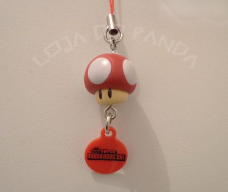 Super Mushroom c/ medalha (Gashapon) - Super Mario Bros. Wii